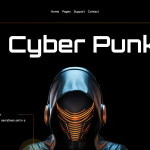 Membangun Landing Page Cyberpunk
